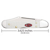 Case Cutlery Knife, Sparxx White Syn. Mini Copperlock 60185